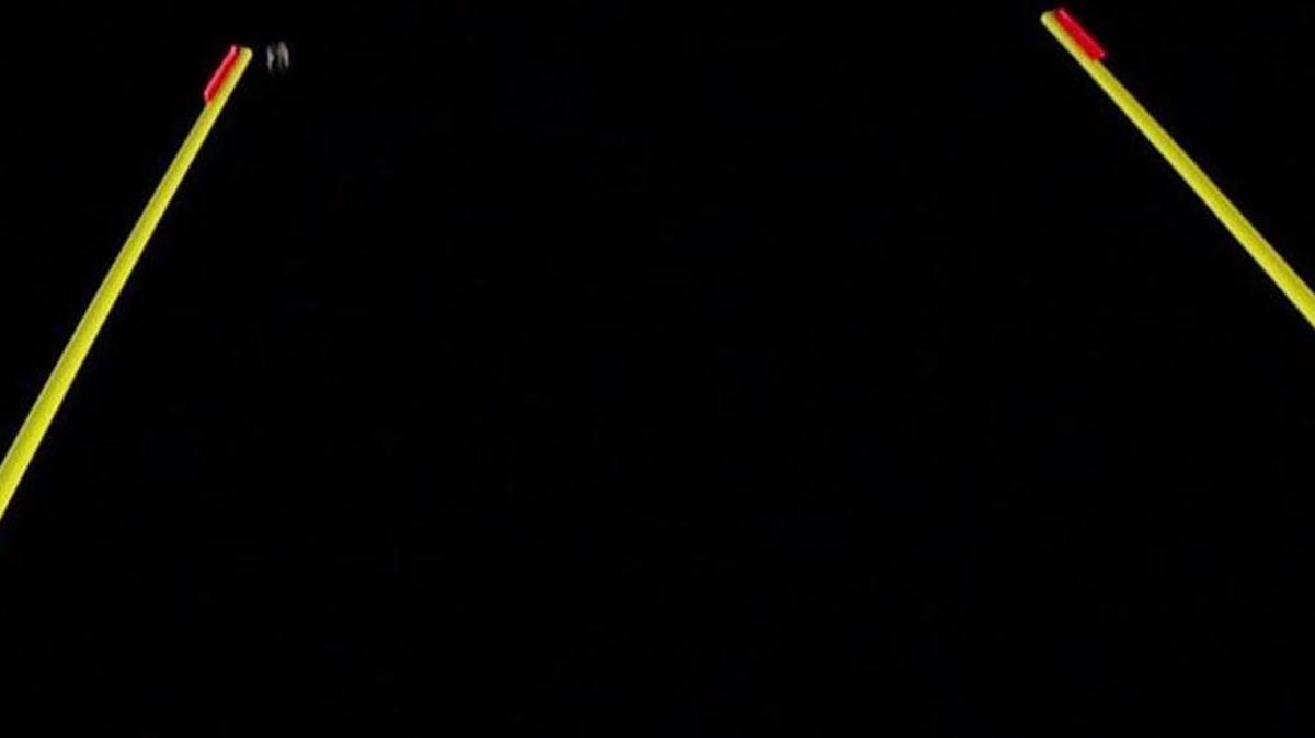 Here’s a close-up of the missed field goal in overtime by Indiana.