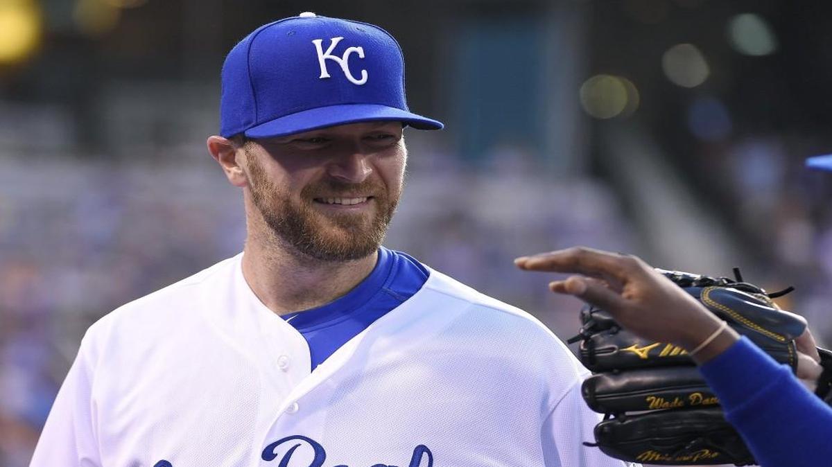 
New Kansas City Royals closer Wade Davis.
