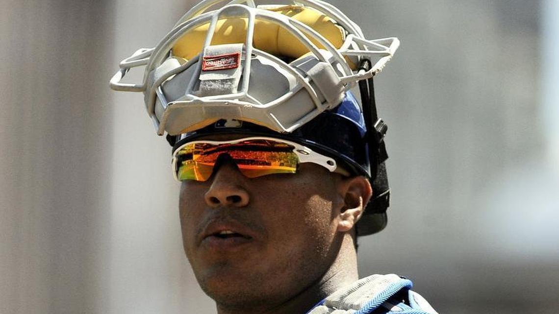 Kansas City Royals catcher Salvador Perez.