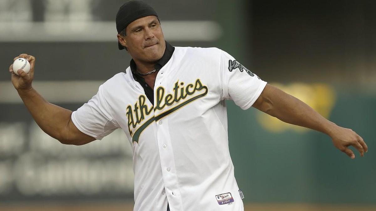 Former Oakland Athletics star Jose Canseco.