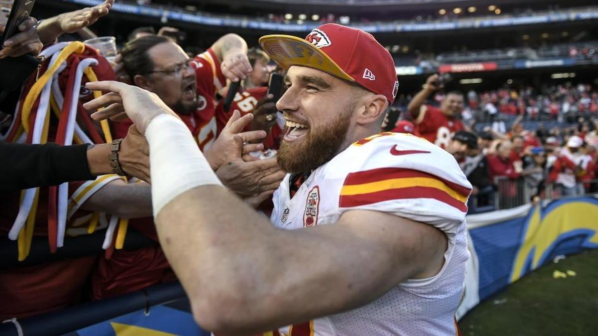 Kansas City Chiefs tight end Travis Kelce was one of the players who shared his happiness on social media.