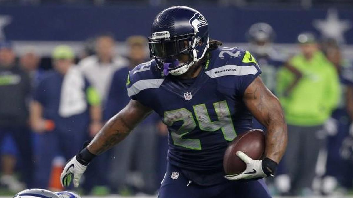 Former Seattle Seahawks running back Marshawn Lynch.