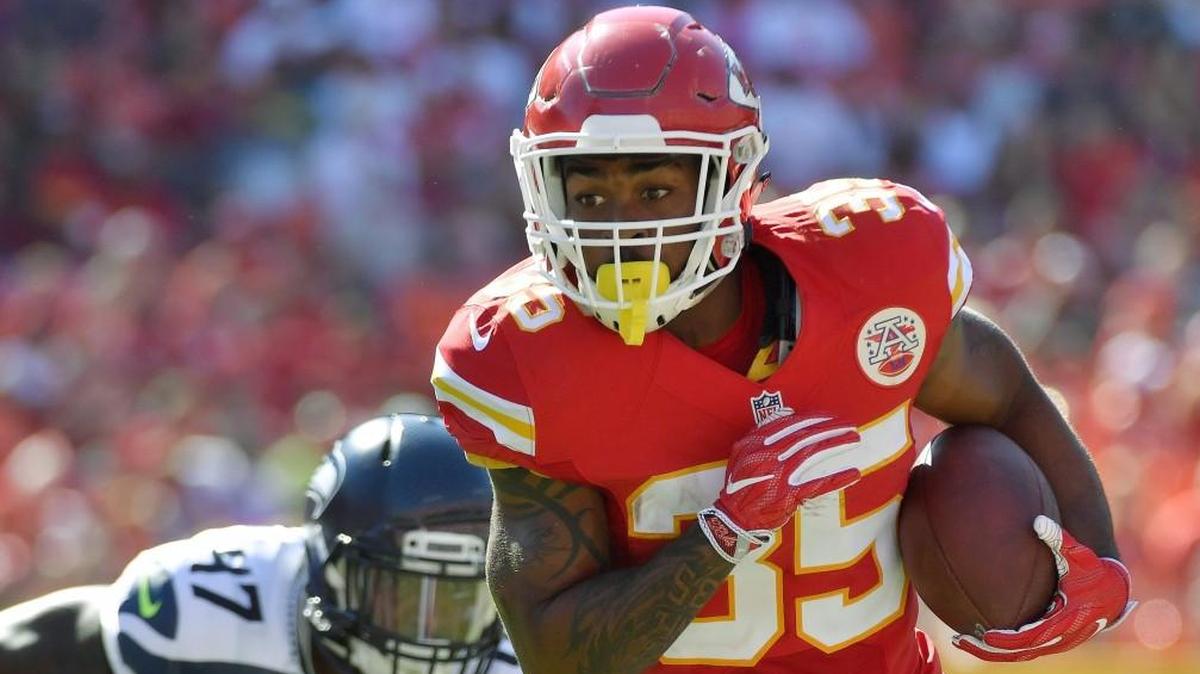 Kansas City Chiefs running back Charcandrick West.