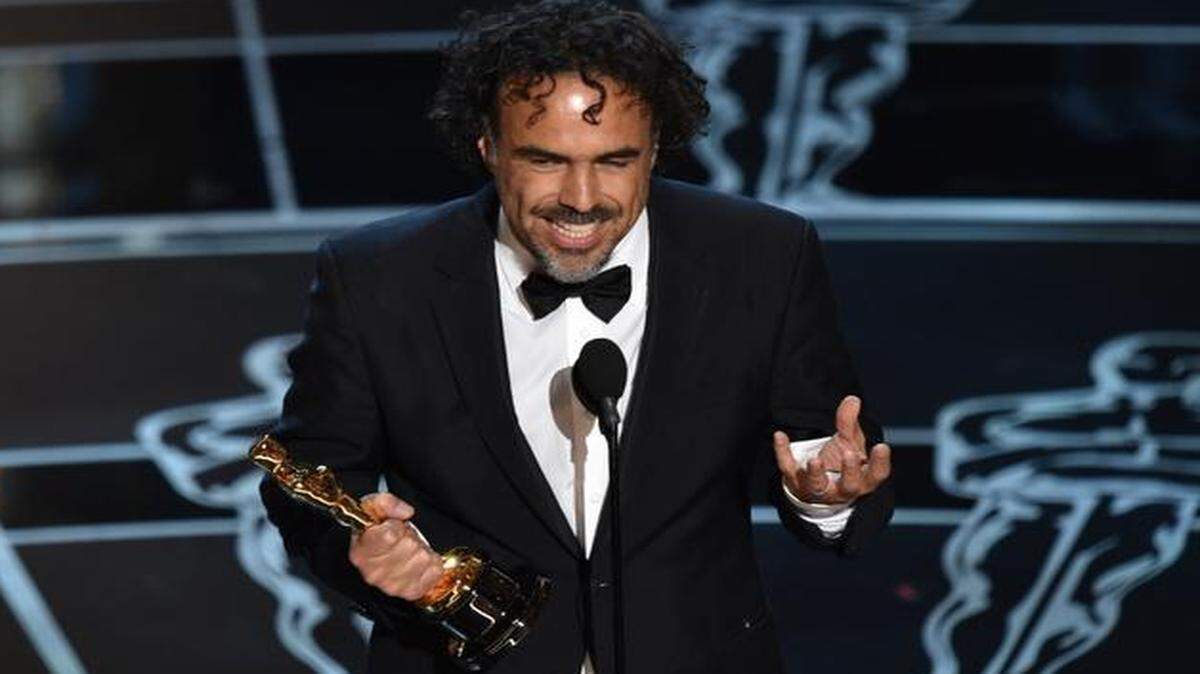 
Alejandro G. Inarritu accepted the award for best director for “Birdman or (The Unexpected Virtue of Ignorance)” at the Oscars on Sunday.
