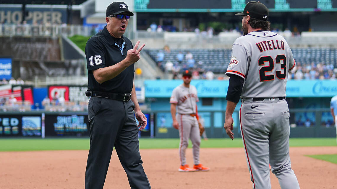 Giants broadcasters crushed umpires for weird call in Wednesday’s loss to Royals