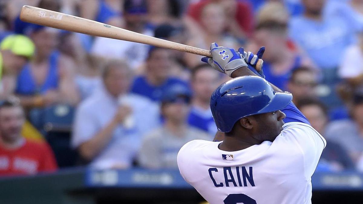 
Kansas City Royals outfielder Lorenzo Cain.
