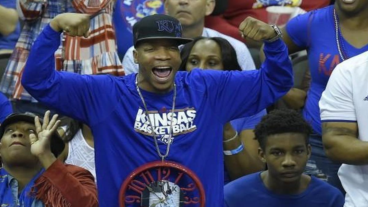 Uncle Anthony enjoyed the Big 12 Tournament.