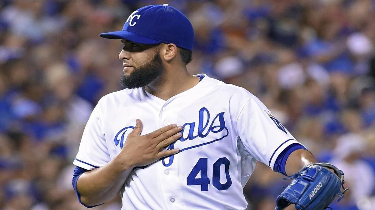 
Don’t mess with Kansas City Royals relief pitcher Kelvin Herrera on Twitter.
