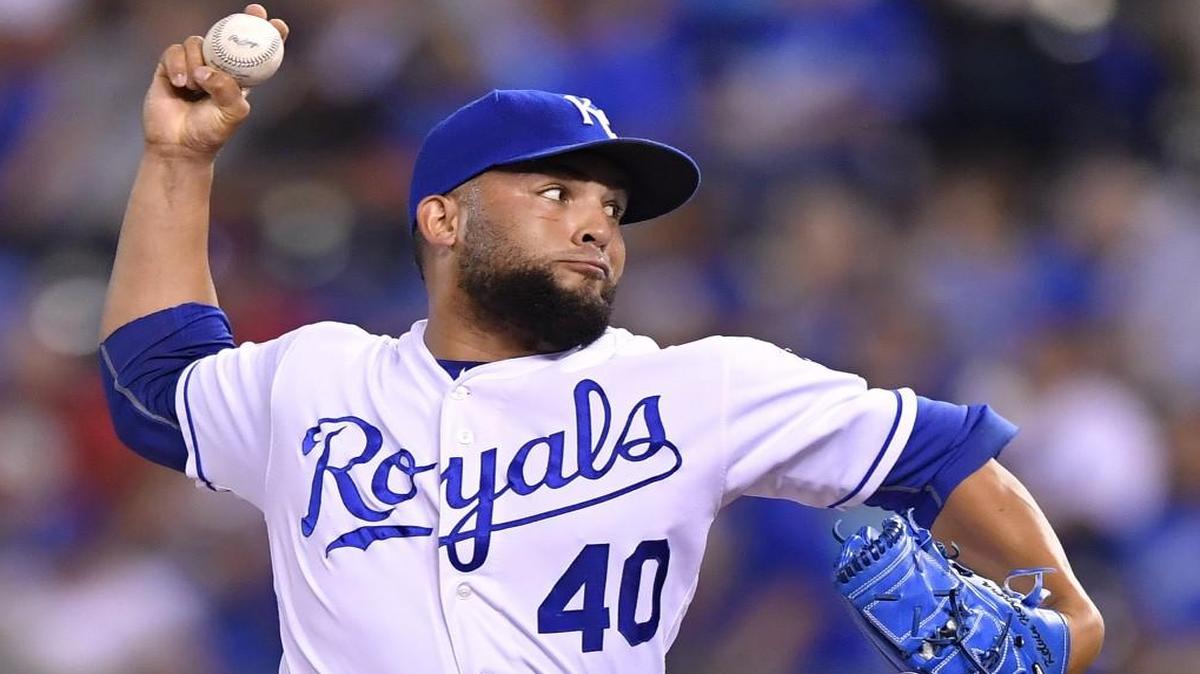 Kansas City Royals relief pitcher Kelvin Herrera.