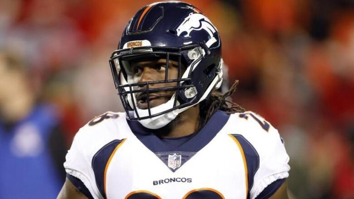 Denver Broncos running back Jamaal Charles.