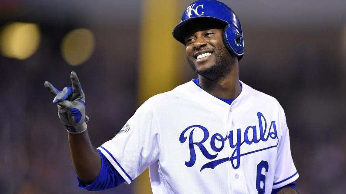 Former Kansas City Royals center fielder Lorenzo Cain.