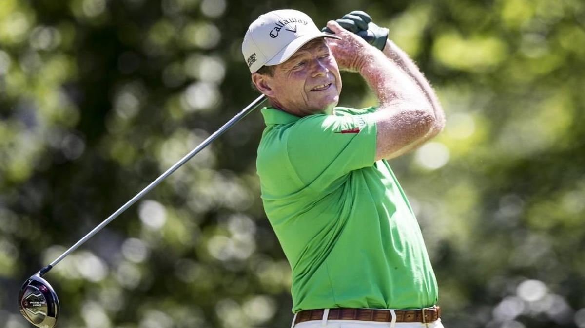 Tom Watson at last year’s Tom Watson Challenge at the Hallbrook Country Club in Leawood.