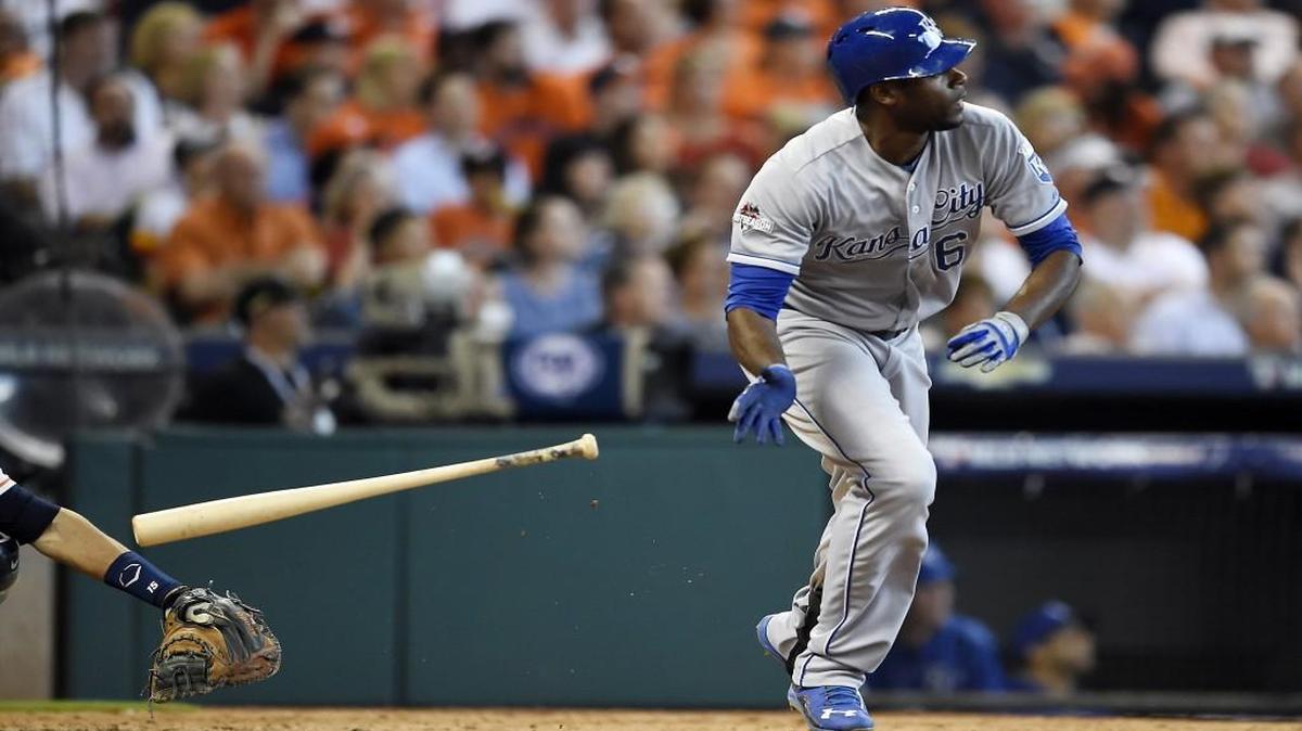 Kansas City Royals center fielder Lorenzo Cain.