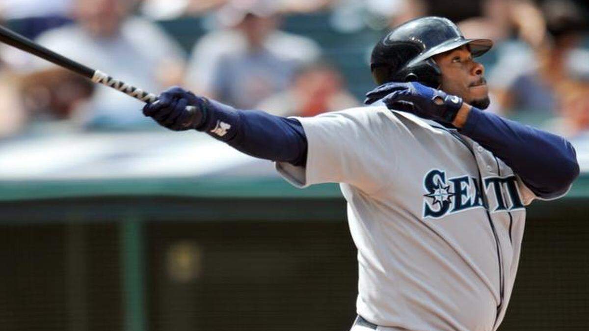 
Ken Griffey Jr. during his playing days with the Mariners.
