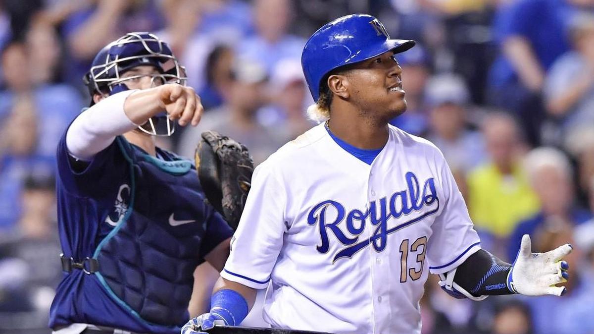 Kansas City Royals catcher Salvador Perez.