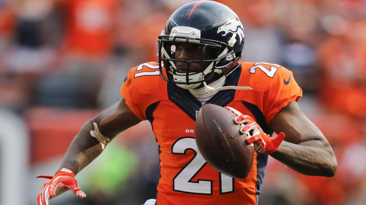 Denver Broncos cornerback Aqib Talib.