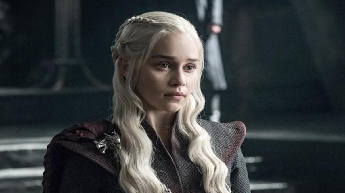 Emilia Clarke as Daenerys Targaryen in “Game of Thrones.”
