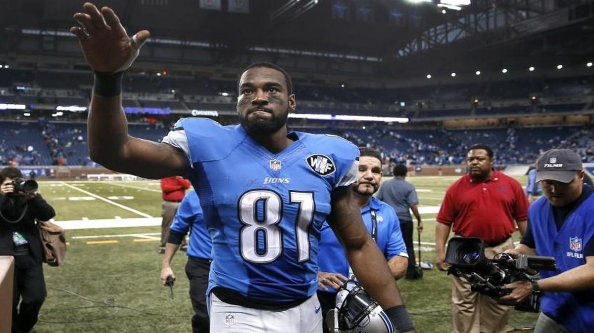Former Detroit Lions wide receiver Calvin Johnson.