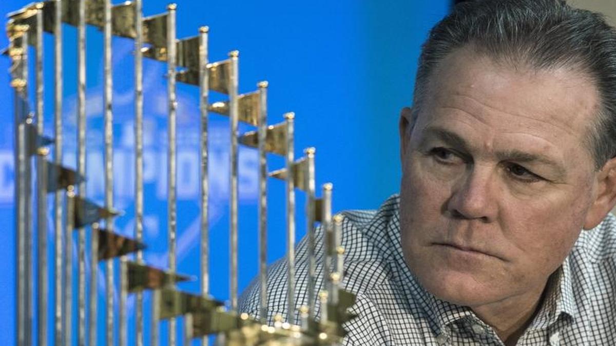 Kansas City Royals manager Ned Yost during Thursday’s season-ending news conference at Kauffman Stadium.