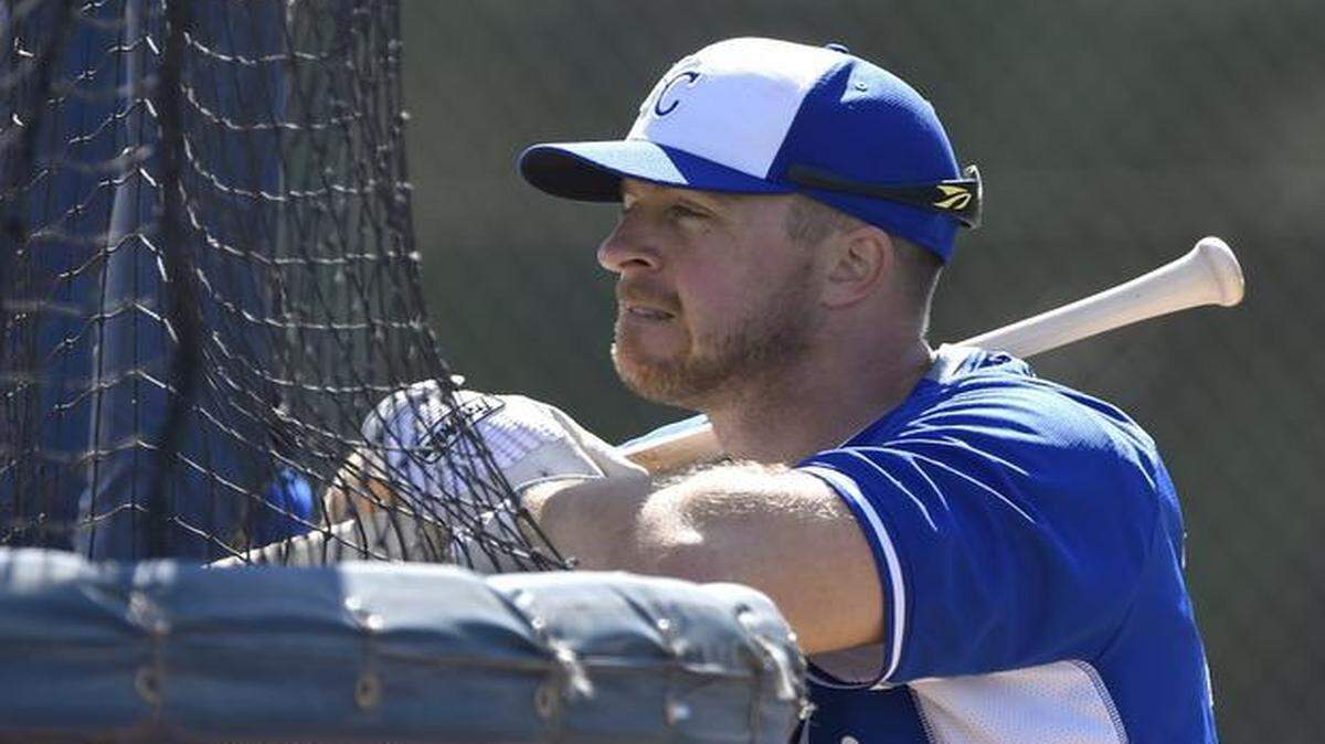 
Kansas City Royals Erik Kratz.
