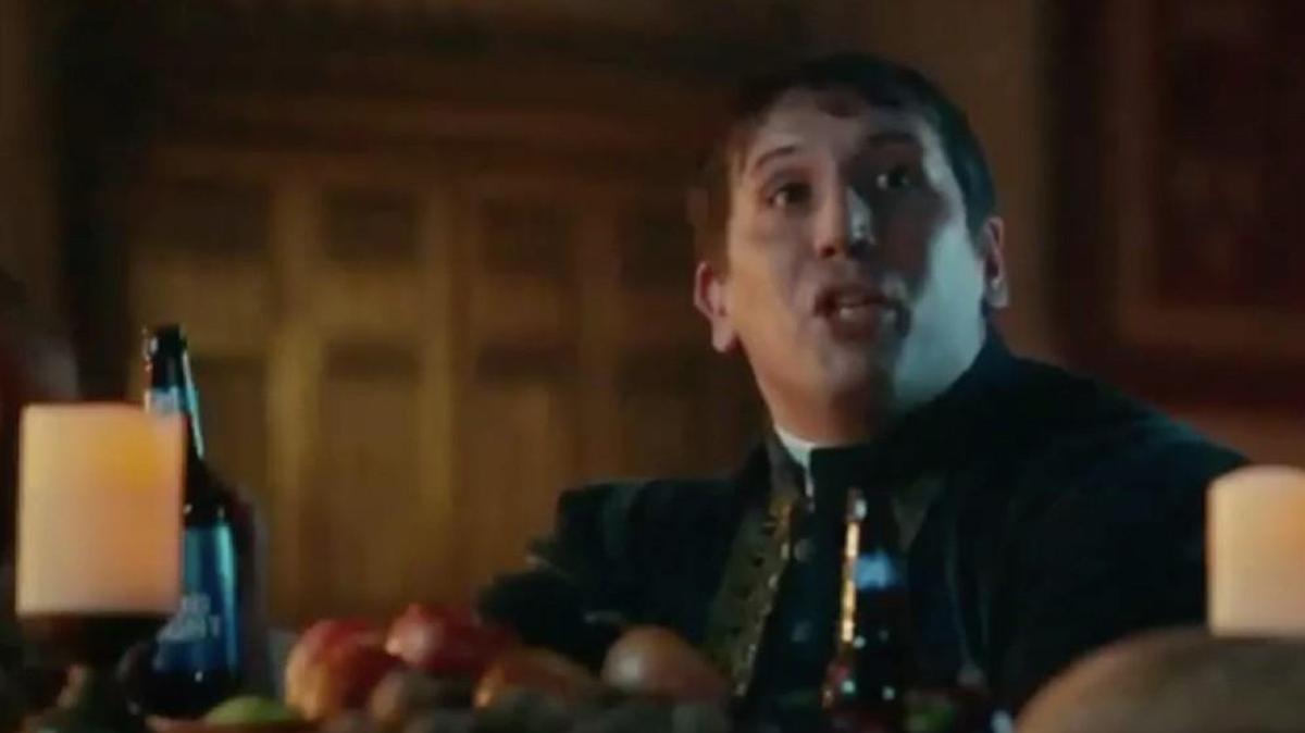 A scene from the “Dilly Dilly” commercial from Bud Light.