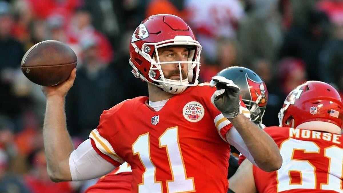 Soon to be former Kansas City Chiefs quarterback Alex Smith.
