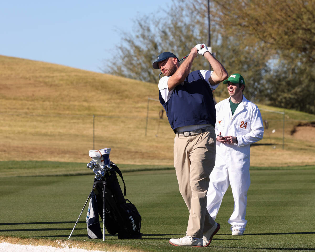 Chiefs tight end Travis Kelce at the Phoenix Open pro-am.