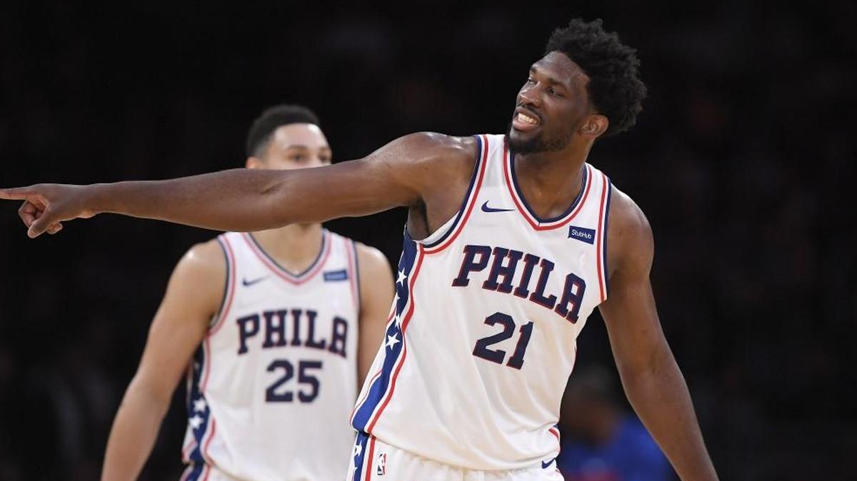 Philadelphia 76ers center Joel Embiid.