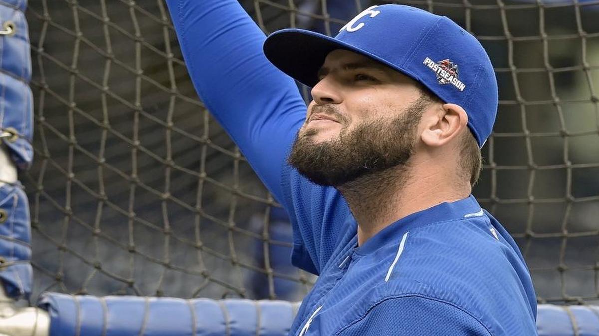 
Kansas City Royals third baseman Mike Moustakas .
