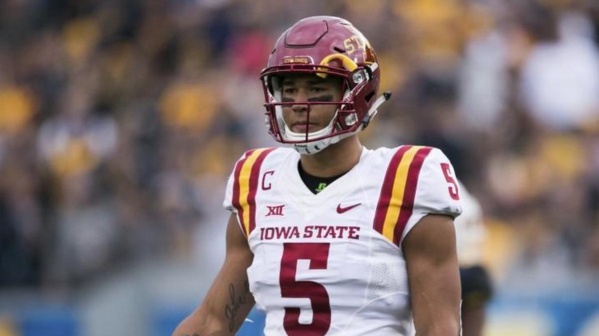 Iowa State wide receiver Allen Lazard.