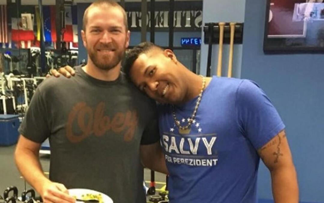 Does this look like two players who are at odds?
