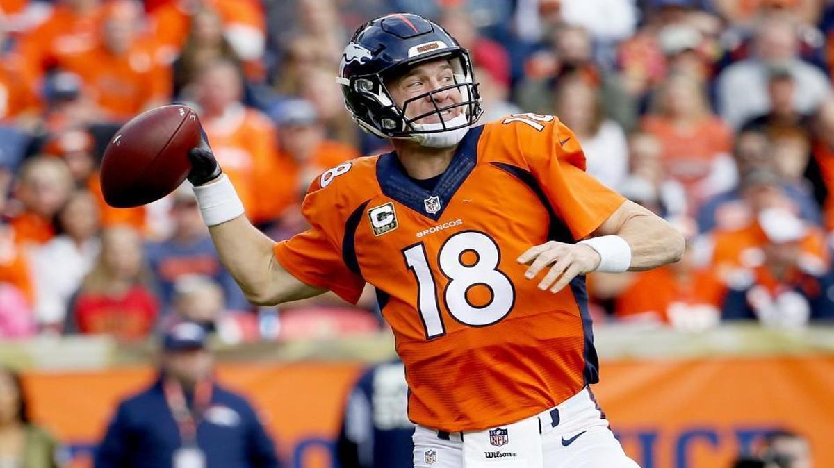 Denver Broncos quarterback Peyton Manning.