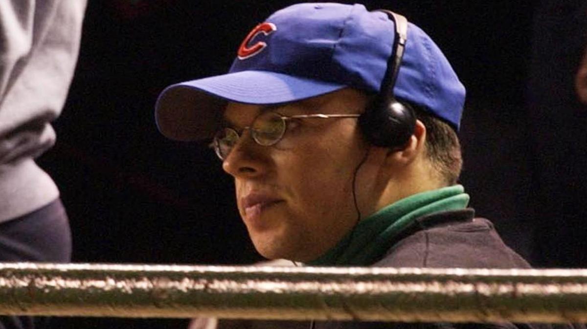 
Chicago Cubs fan Steve Bartman sat in the stands at Wrigley Field in Chicago during the eighth inning of Game 6 of the NLCS.
