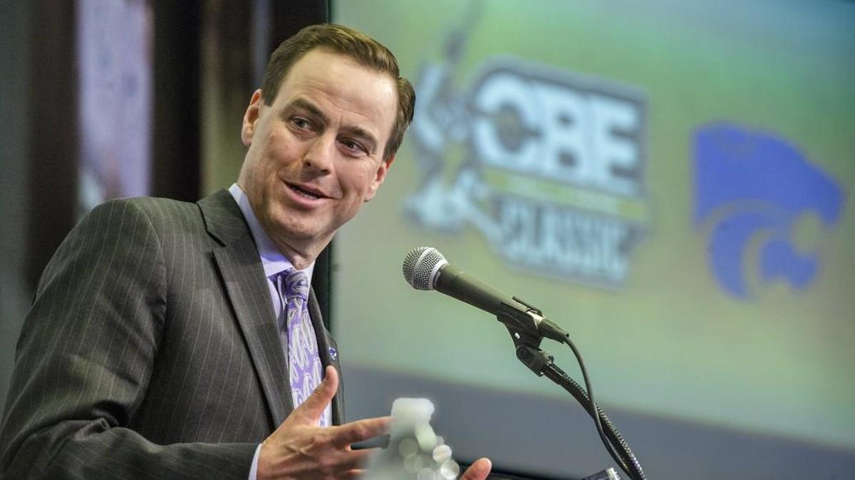Tennessee athletic director John Currie during his days at Kansas State.