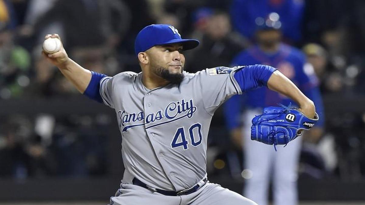 Kansas City Royals relief pitcher Kelvin Herrera.