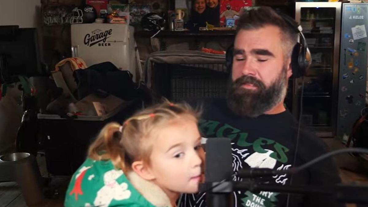 On the New Heights podcast, Ellie Kelce said bye to her favorite uncle, Chiefs tight end Travis Kelce.