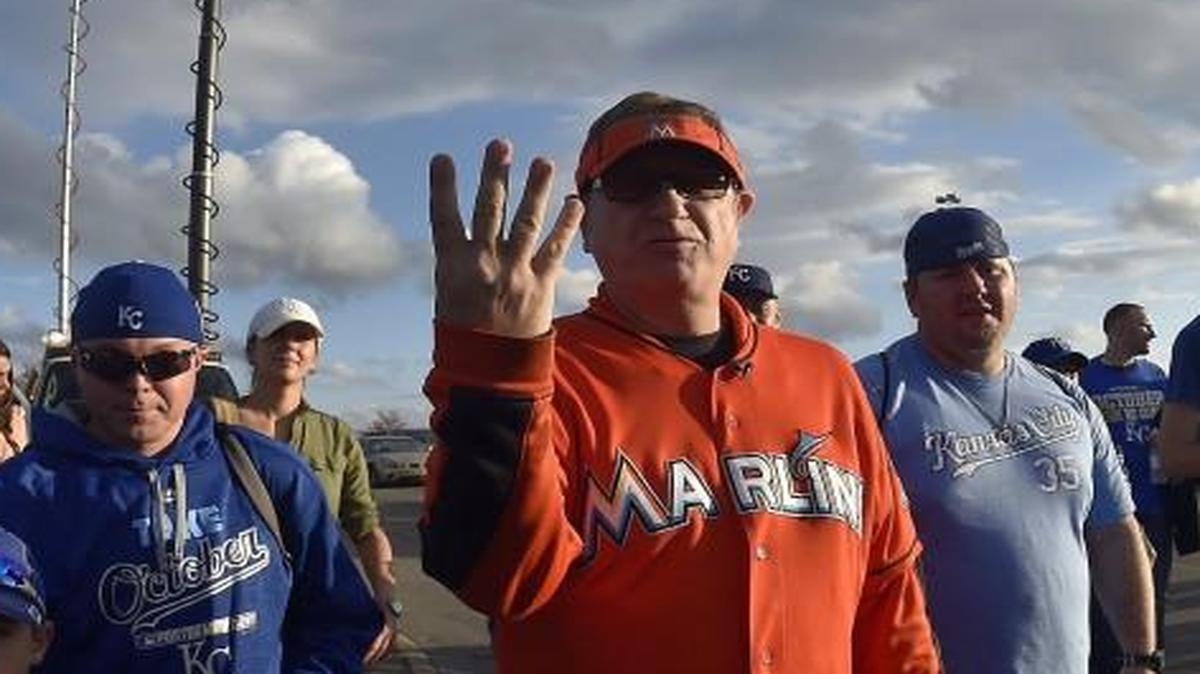Laurence Leavy (Marlins Man) was at last season’s American League Championship Series at Kauffman Stadium.