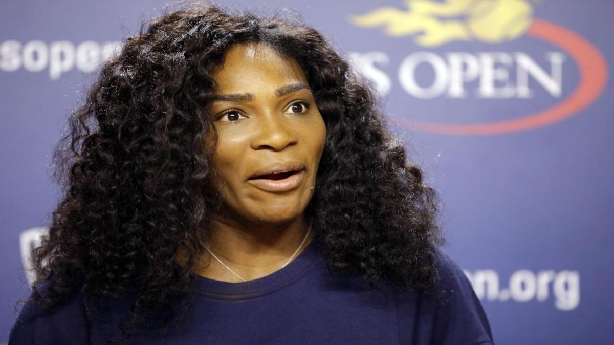 
U.S. Open tennis defending champion Serena Williams expressed surprise during a news conference on Thursday.
