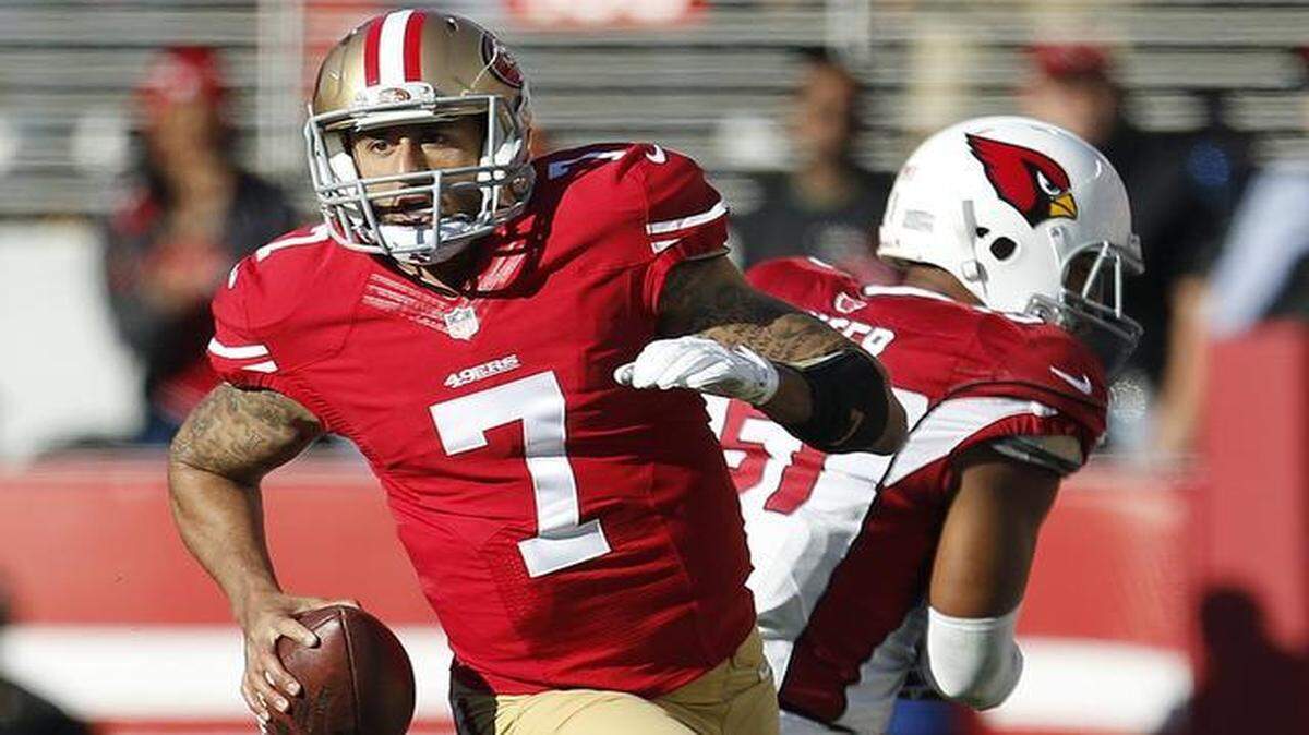 
San Francisco 49ers quarterback Colin Kaepernick
