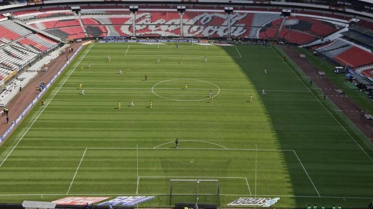Azteca Stadium.