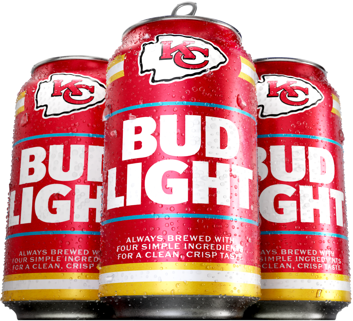 Chiefs-branded Bud Light cans are returning.