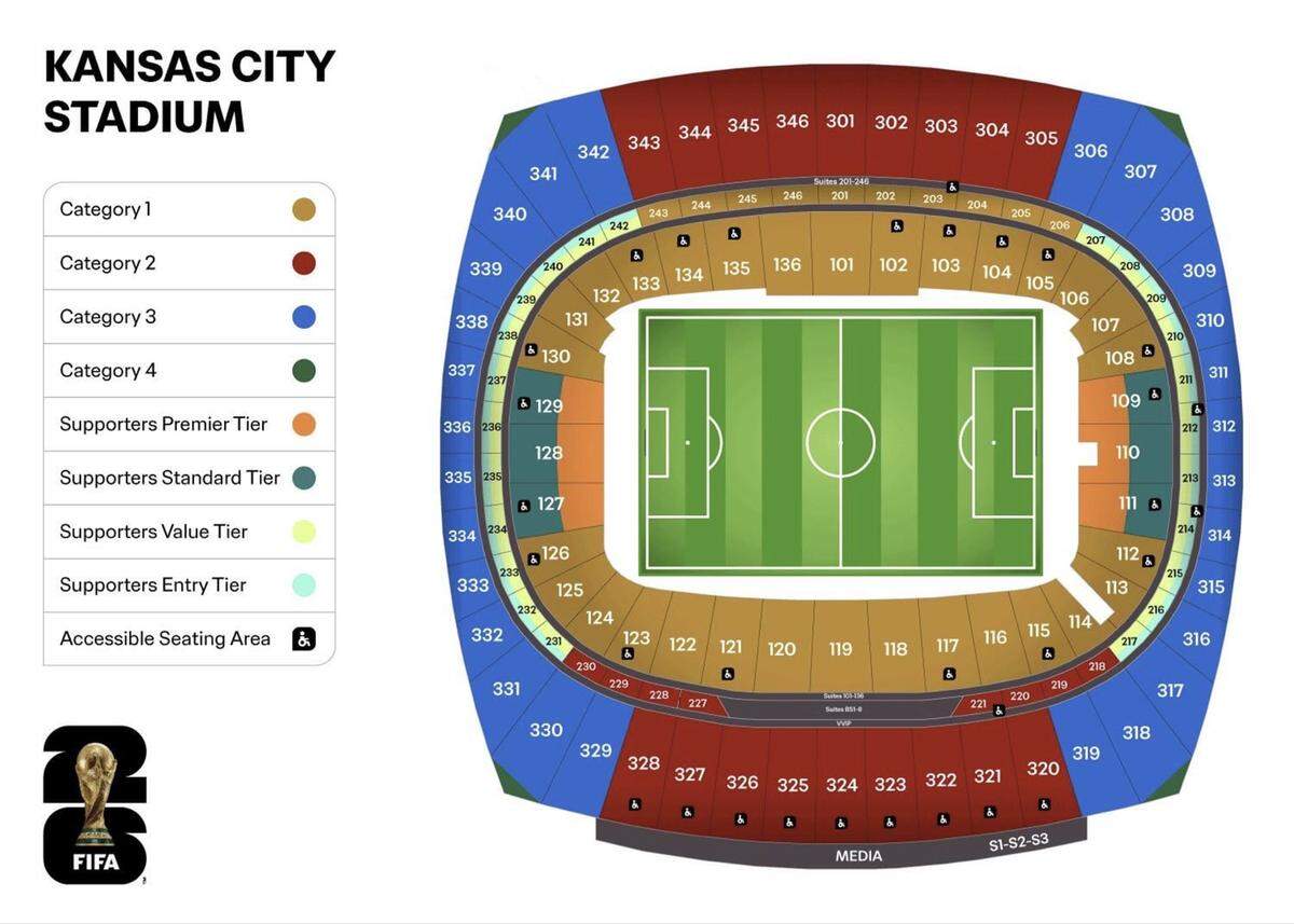 FIFA later updated the map and put supporter group seating where Frederik’s Category 1 seats had been.