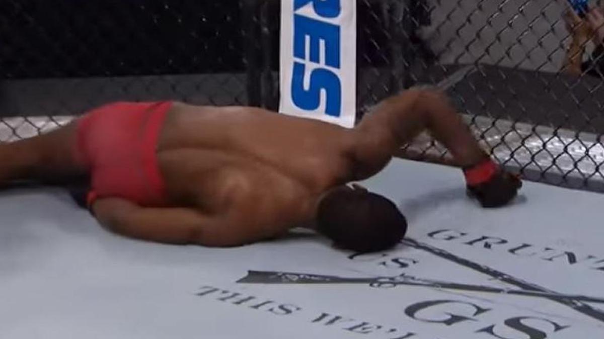 Phil Hawes was knocked out after the kick.