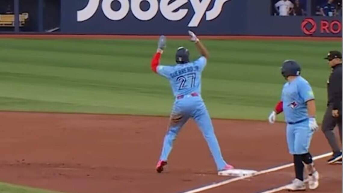 Toronto’s Vladimir Guerrero Jr. wowed by arm strength of Royals’ Jac Caglianone