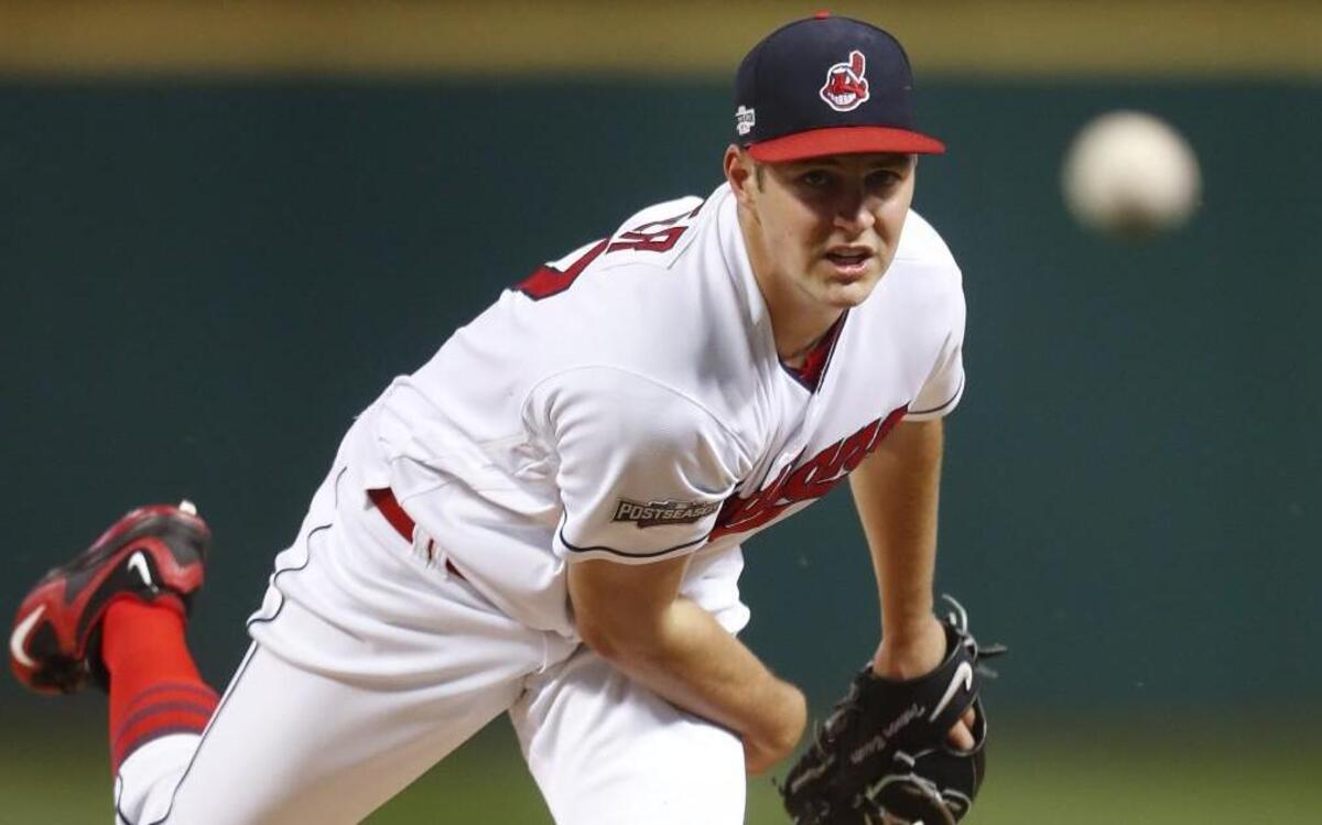 Cleveland Indians pitcher Trevor Bauer.