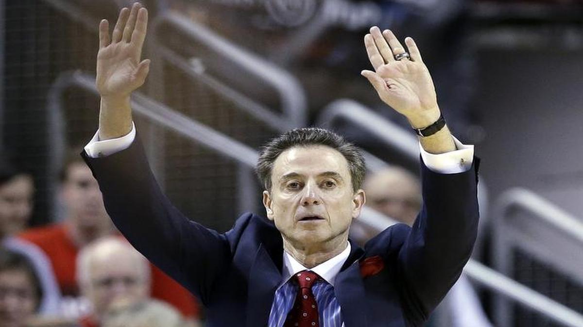 
Louisville head coach Rick Pitino.
