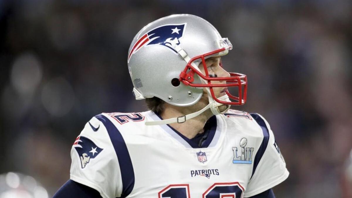 New England Patriots quarterback Tom Brady.