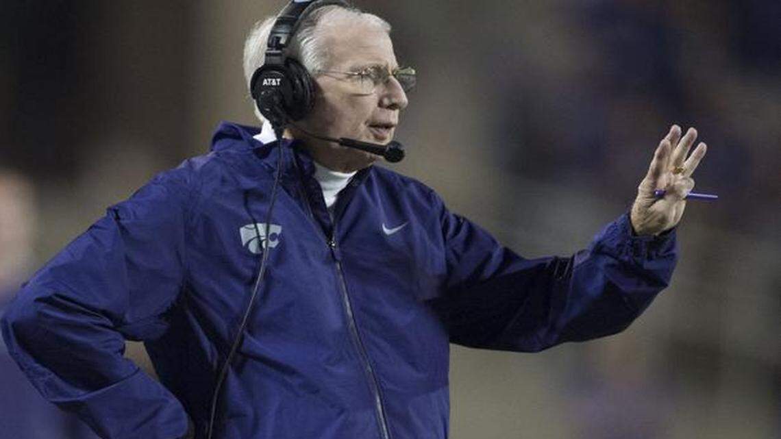 
Kansas State Wildcats head coach Bill Snyder.
