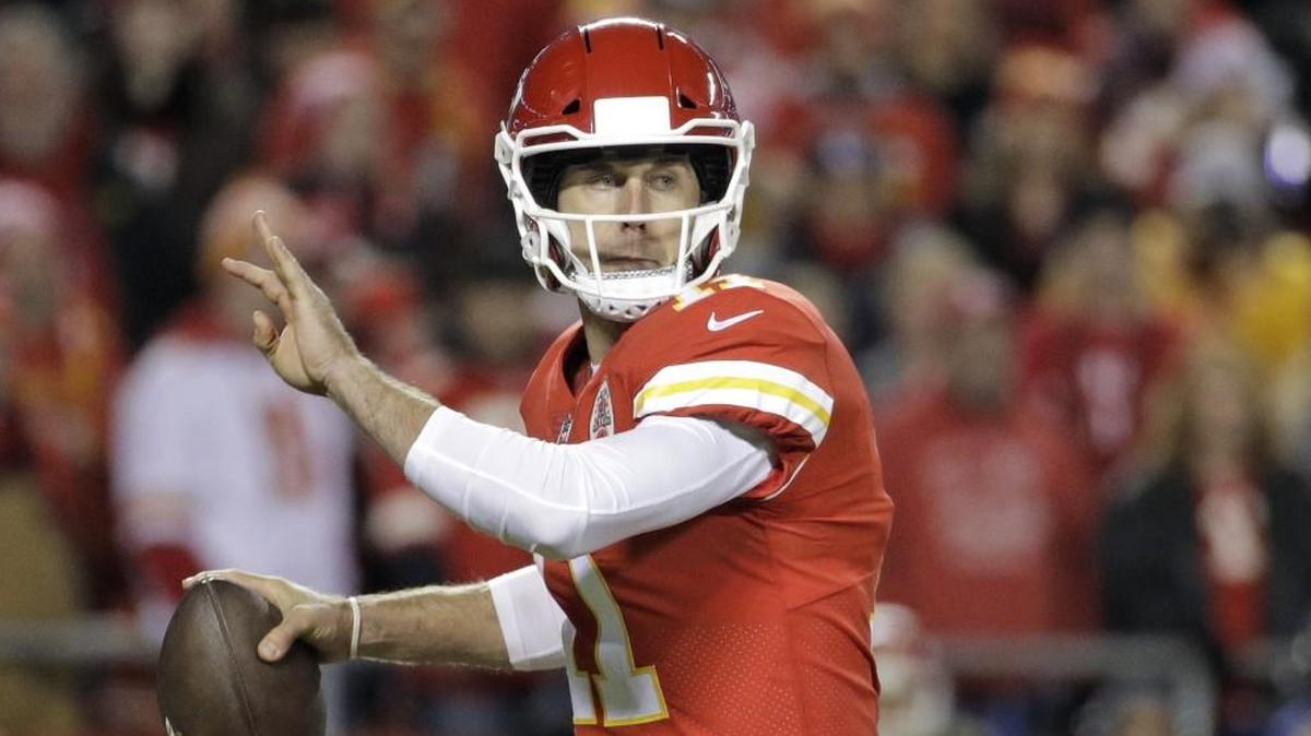 Kansas City Chiefs quarterback Alex Smith.