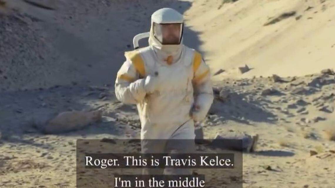 NASA gave a shoutout to Travis Kelce, who once portrayed astronaut in TV show